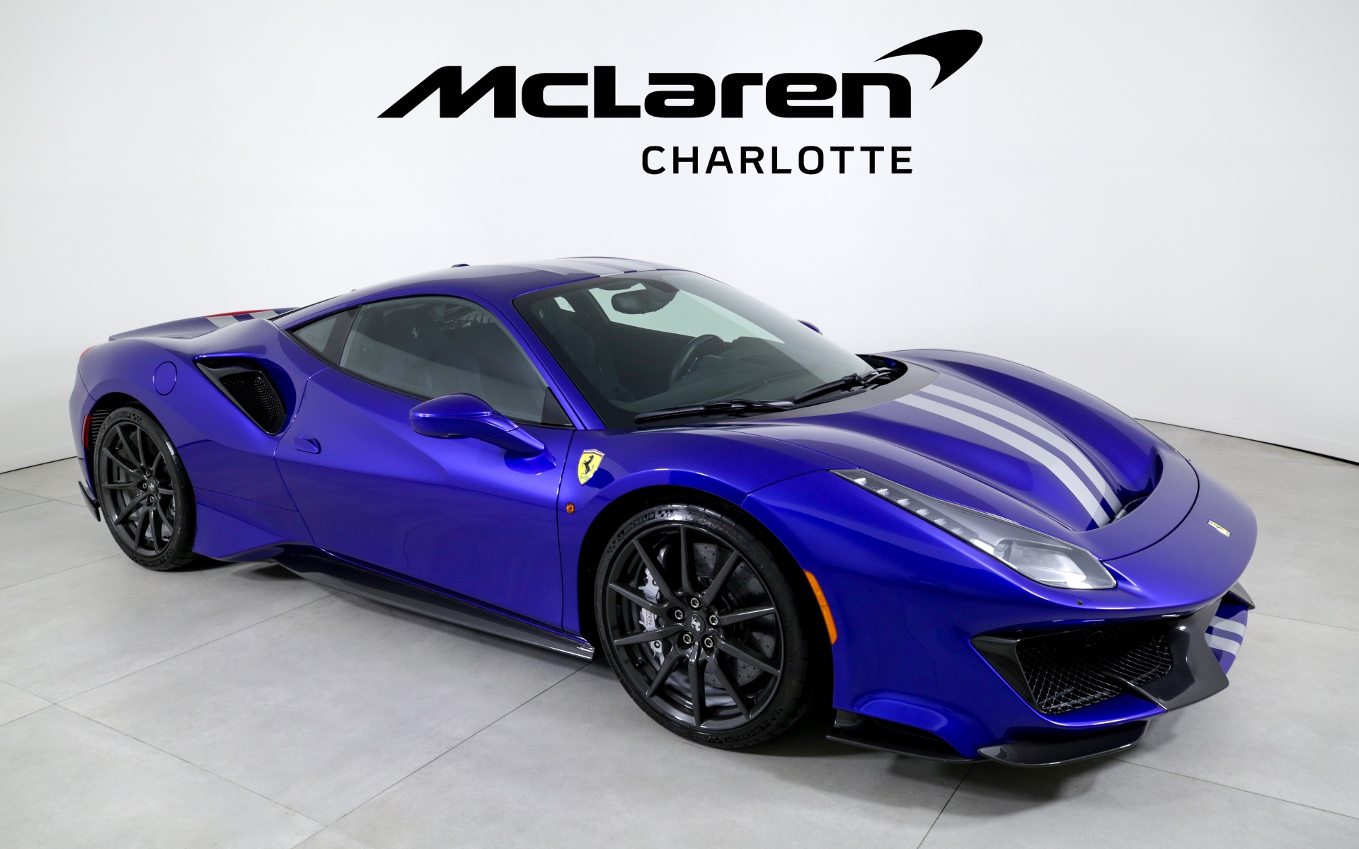 Used 2020 Ferrari 488 Pista with VIN ZFF90HLA6L0258328 for sale in Charlotte, NC