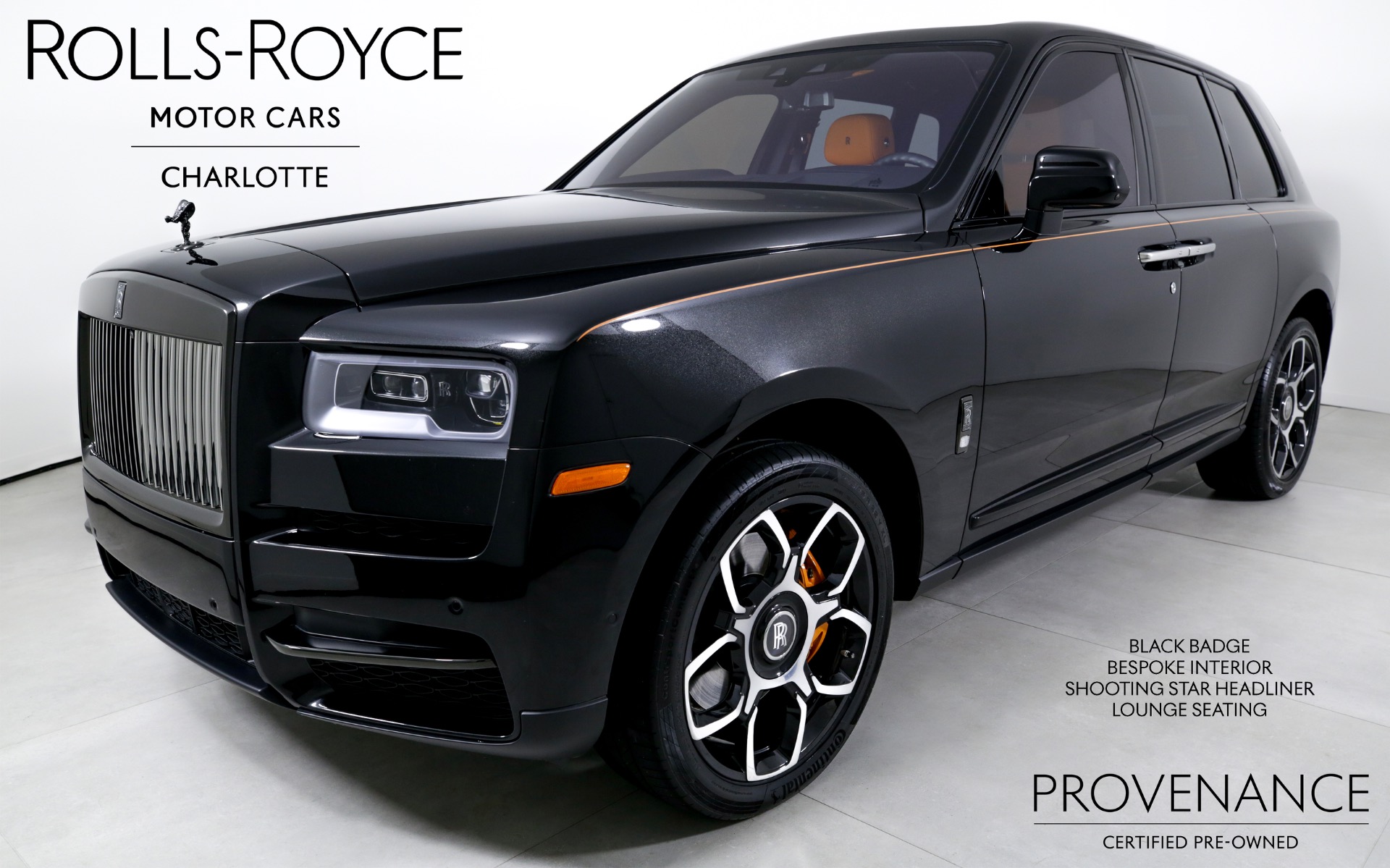 Certified Pre-Owned 2023 Rolls-Royce Cullinan Black Badge SUV for