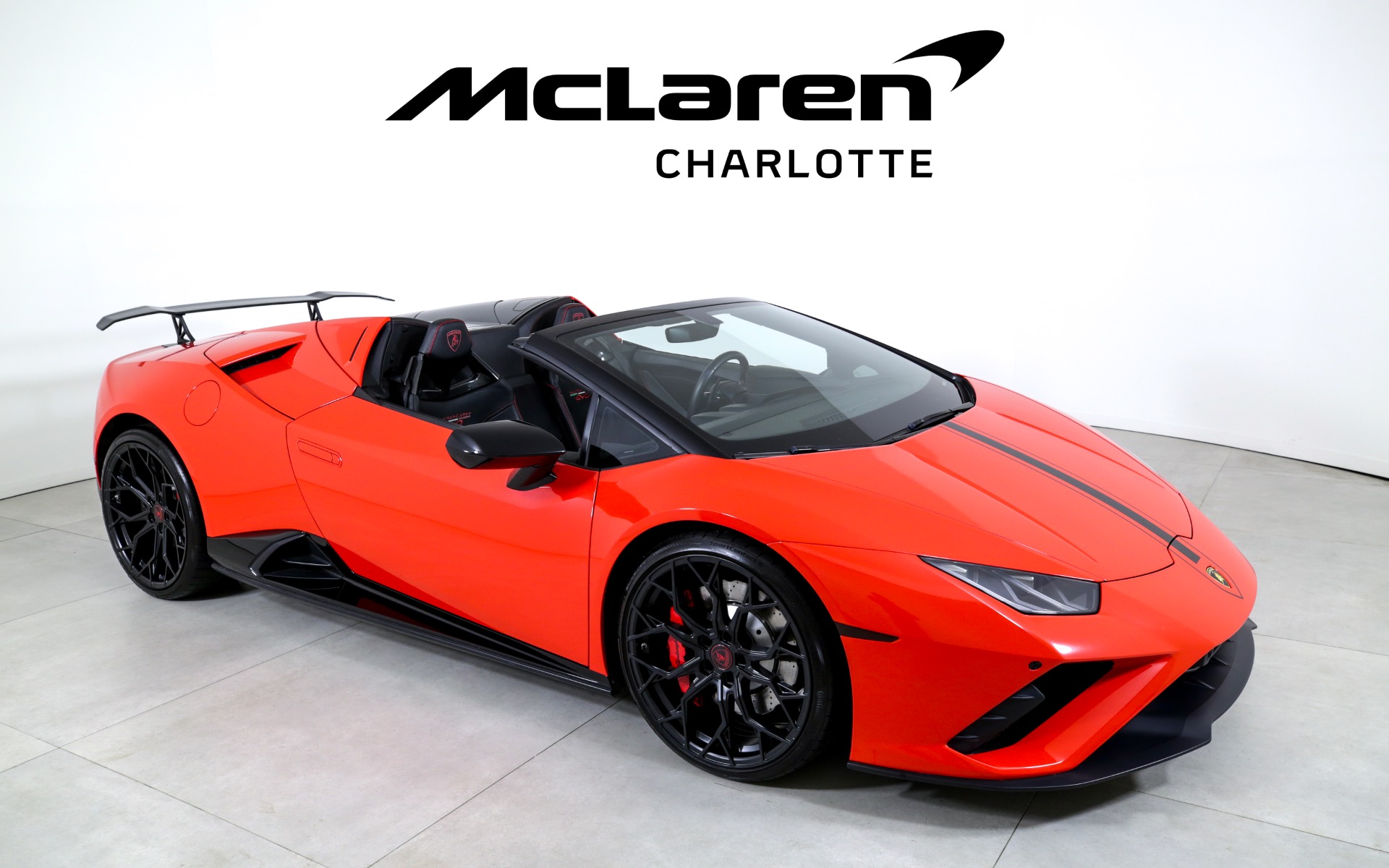 Used 2020 Lamborghini Huracan EVO with VIN ZHWUT5ZFXLLA14904 for sale in Charlotte, NC