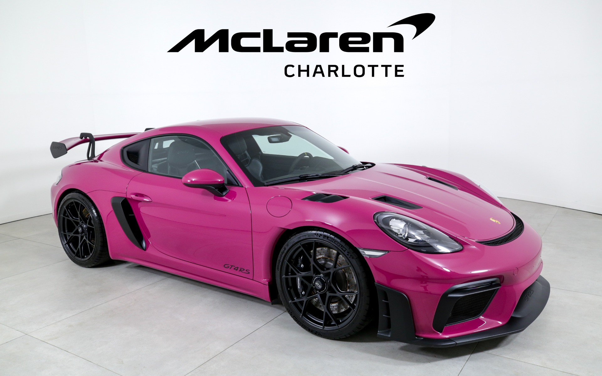 Used 2023 Porsche 718 GT4 RS with VIN WP0AE2A86PS281077 for sale in Charlotte, NC