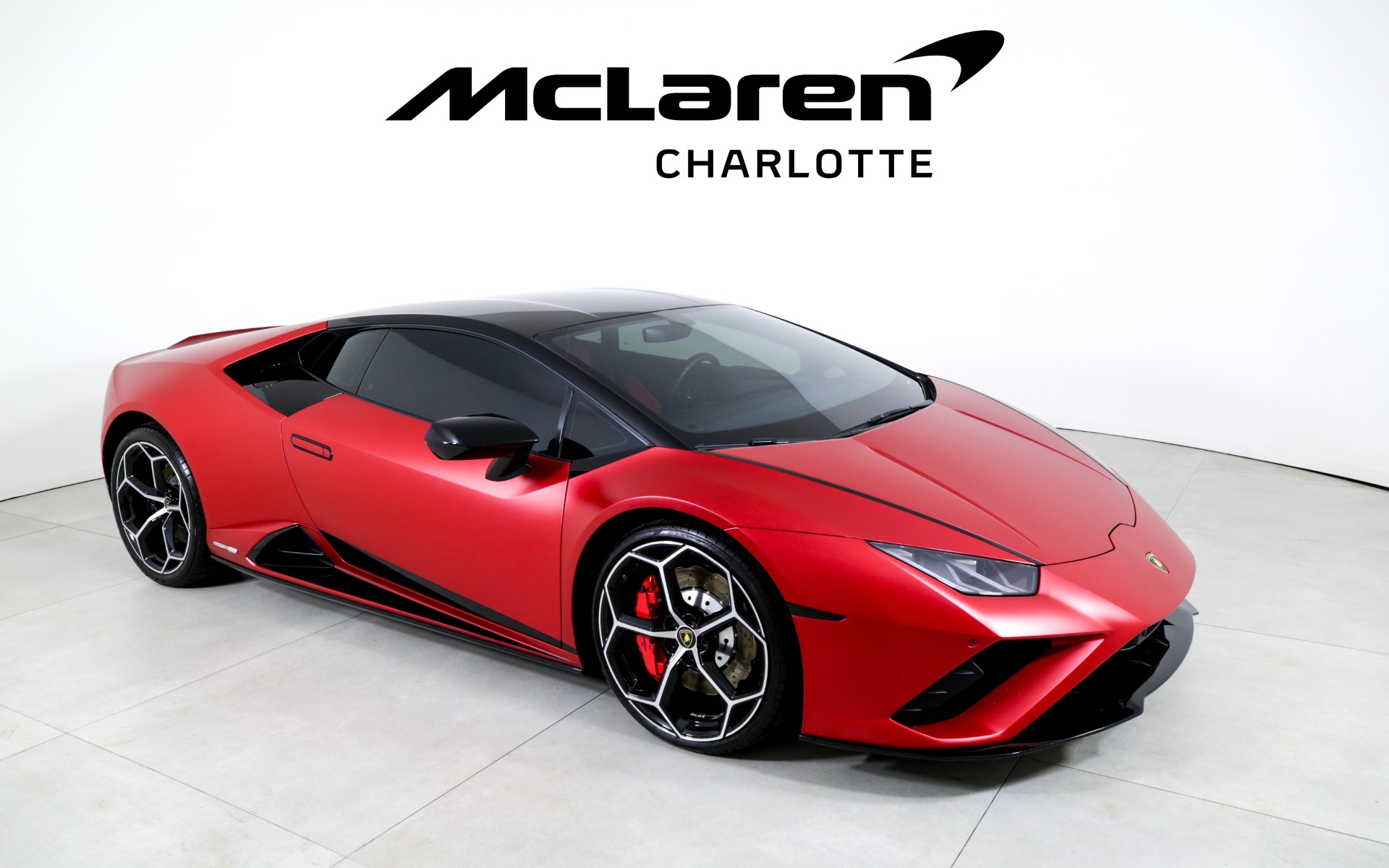 Used 2021 Lamborghini Huracan EVO with VIN ZHWUF5ZF8MLA17048 for sale in Charlotte, NC